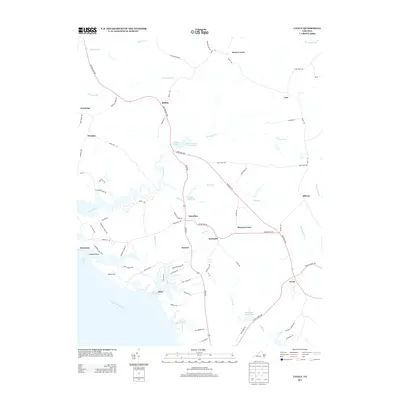 2013 Map of Lively, 2013 Print