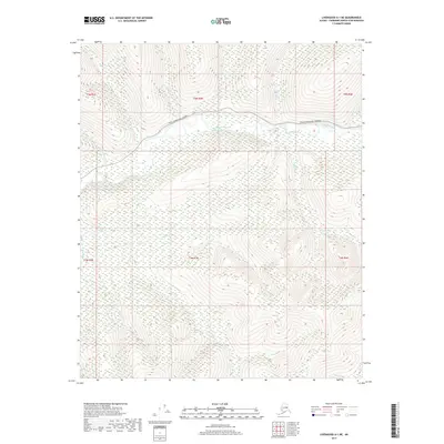 2017 Map of Livengood A-1 NE, 2017 Print
