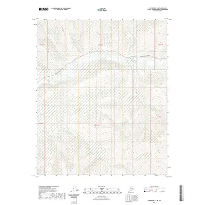2021 Map of Livengood A-1 NE, 2021 Print