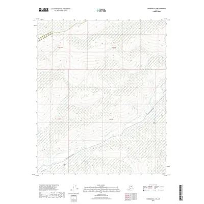 2017 Map of Livengood A-1 NW, 2017 Print