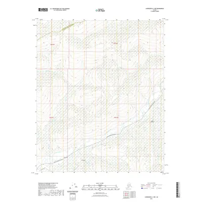 2021 Map of Livengood A-1 NW, 2021 Print