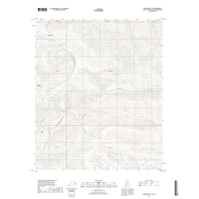 2017 Map of Livengood A-1 SW, 2017 Print