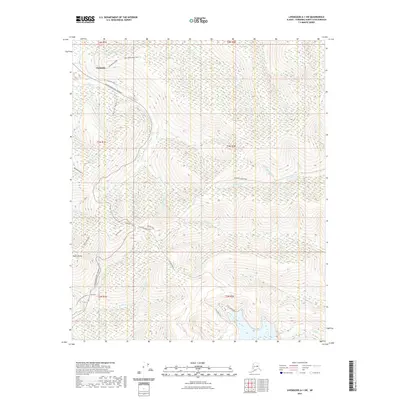 2021 Map of Livengood A-1 SW, 2021 Print