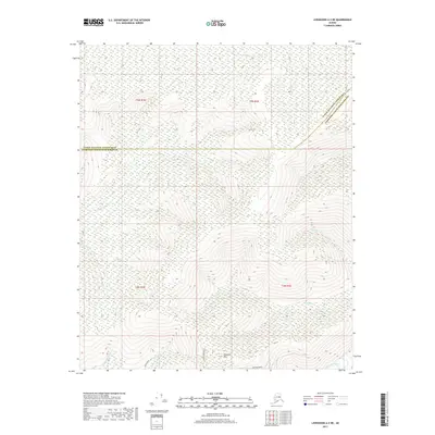 2017 Map of Livengood A-2 NE, 2017 Print