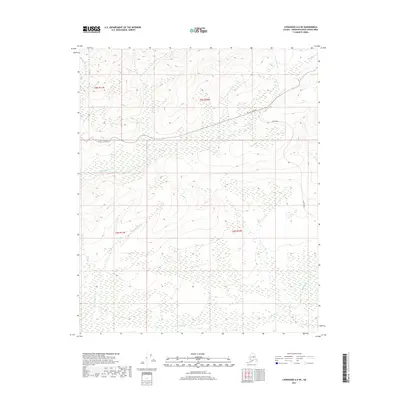 2017 Map of Livengood A-6 NE, 2017 Print
