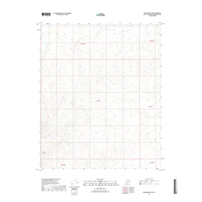 2017 Map of Livengood B-5 NW, 2017 Print