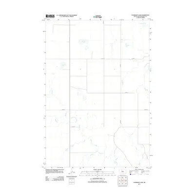 2012 Map of Livermant Lake, 2012 Print