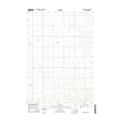 2015 Map of Livermant Lake, 2015 Print