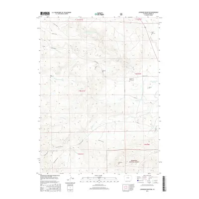 2016 Map of Livermore Mountain, 2016 Print