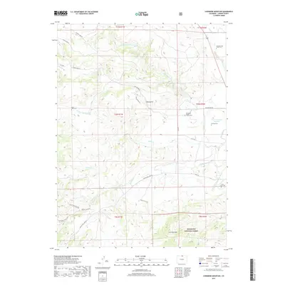 2019 Map of Livermore Mountain, 2019 Print
