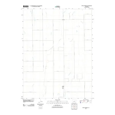 2010 Map of Living Springs, 2010 Print