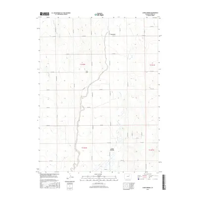 2016 Map of Living Springs, 2016 Print