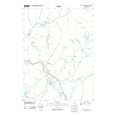 2010 Map of Livingston Manor, 2010 Print