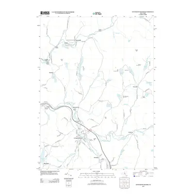 2013 Map of Livingston Manor, 2013 Print