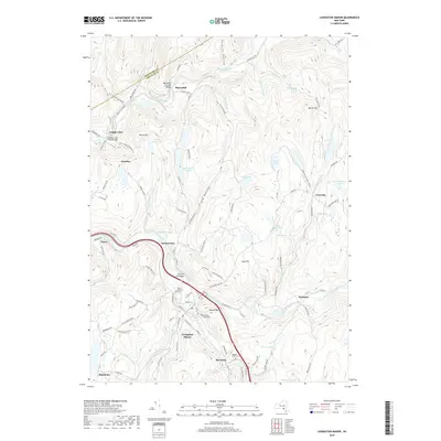 2019 Map of Livingston Manor, 2019 Print
