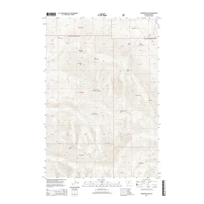 2014 Map of Livingston Peak, 2014 Print