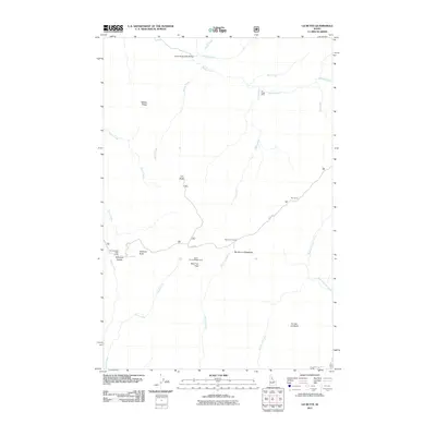 2011 Map of Liz Butte, 2011 Print