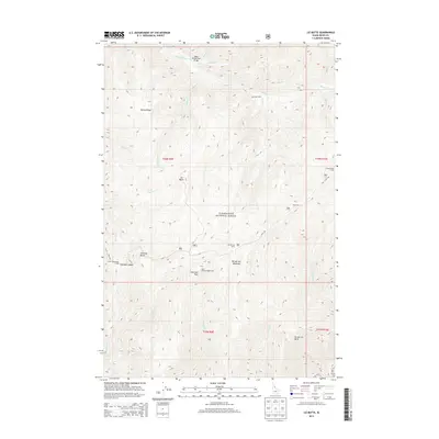2013 Map of Liz Butte, 2013 Print
