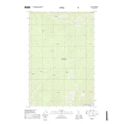 2020 Map of Liz Butte, 2020 Print