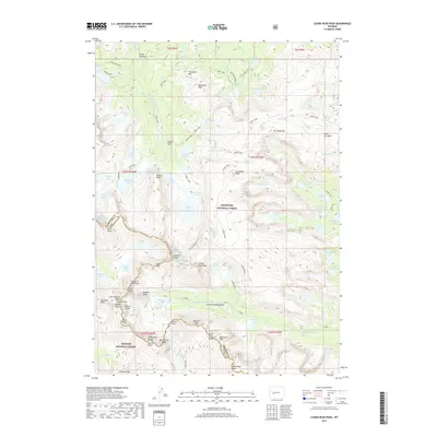 2017 Map of Lizard Head Peak, 2017 Print