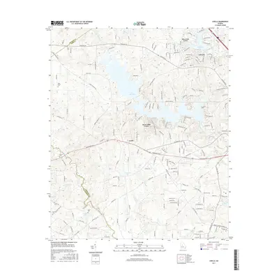 2017 Map of Lizella, 2017 Print