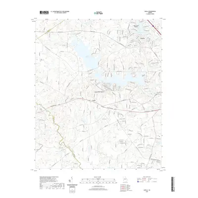 2020 Map of Lizella, 2020 Print