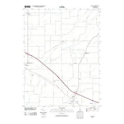 2010 Map of Lizton, 2010 Print