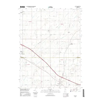 2016 Map of Lizton, 2016 Print