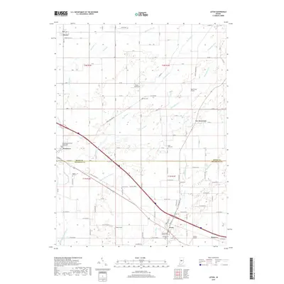 2019 Map of Lizton, 2019 Print
