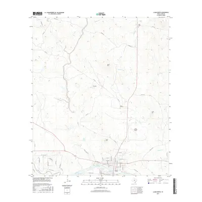 2016 Map of Llano North, 2016 Print