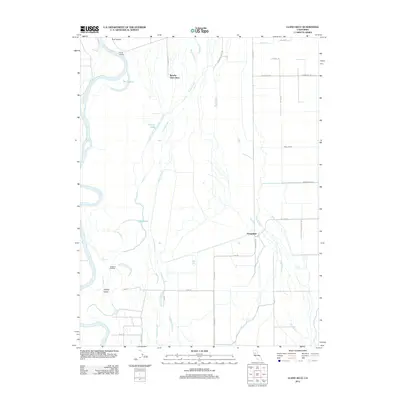 2012 Map of Llano Seco, 2012 Print