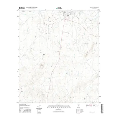 2016 Map of Llano South, 2016 Print