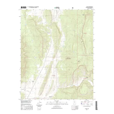 2017 Map of Llaves, 2017 Print