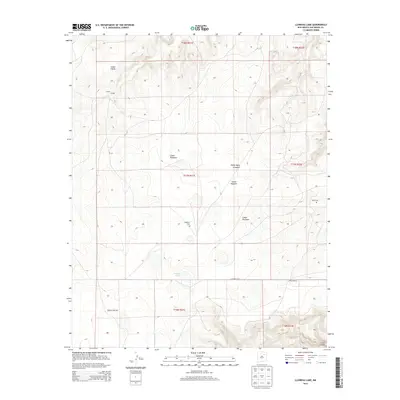 2013 Map of Llonidas Lake, 2013 Print