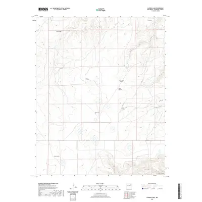 2020 Map of Llonidas Lake, 2020 Print