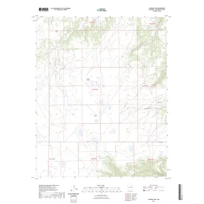 2023 Map of Llonidas Lake, 2023 Print