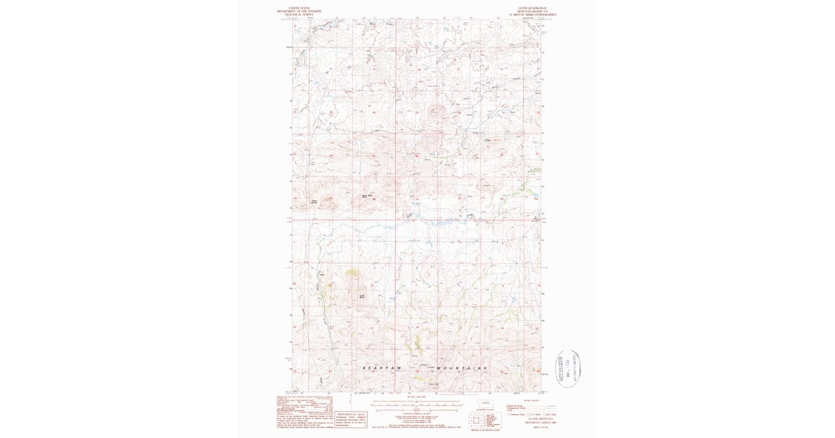 1980s Maps of Lloyd, MT | Pastmaps