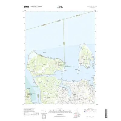 2019 Map of Lloyd Harbor, 2019 Print