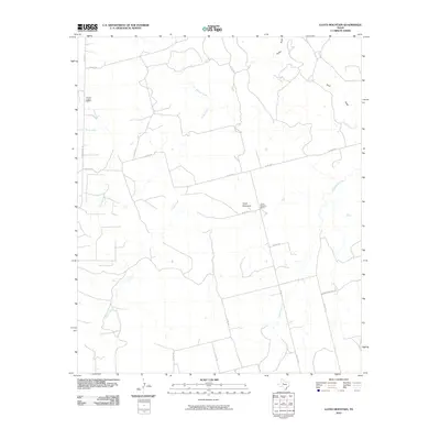 2010 Map of Lloyd Mountain, 2010 Print