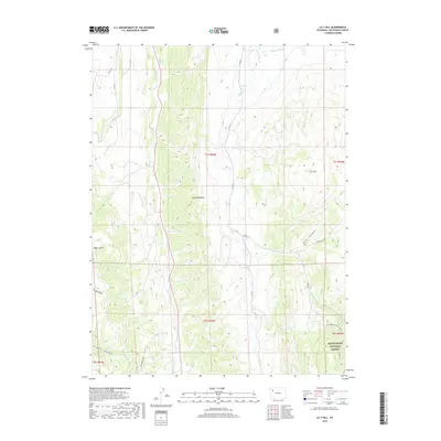 2019 Map of LO 7 Hill, 2019 Print