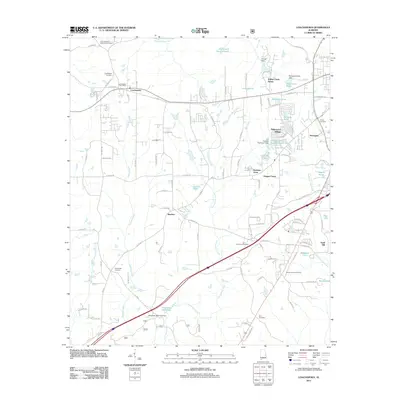 2011 Map of Loachapoka, 2011 Print