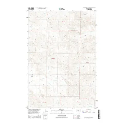 2014 Map of Loaf of Bread Butte, 2014 Print