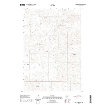 2020 Map of Loaf of Bread Butte, 2020 Print