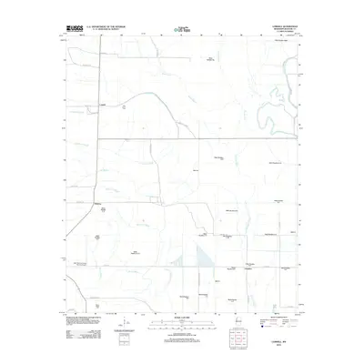 2012 Map of Lobdell, 2012 Print