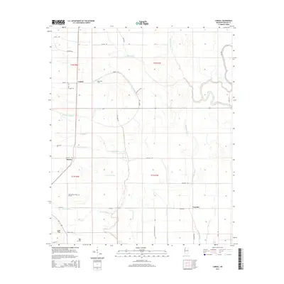 2015 Map of Lobdell, 2015 Print