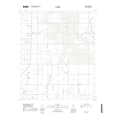 2018 Map of Lobdell, 2018 Print