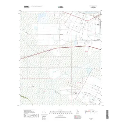 2018 Map of Lobdell, 2018 Print