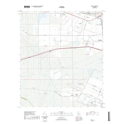 2020 Map of Lobdell, 2020 Print