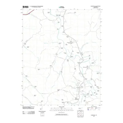 2010 Map of Lobelville, 2010 Print
