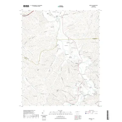 2019 Map of Lobelville, 2019 Print